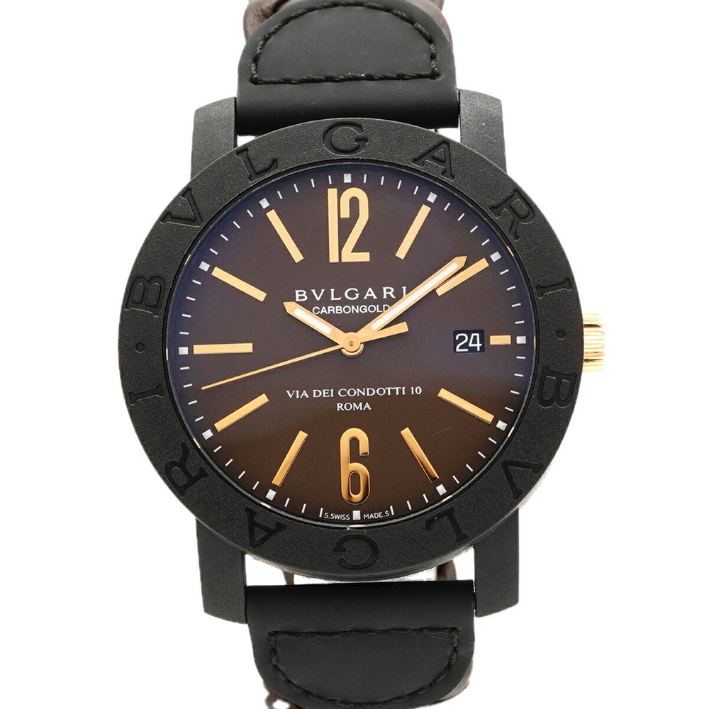 Bulgari BBP40C11CGLD BB40CL Brown Dial Men's Watch